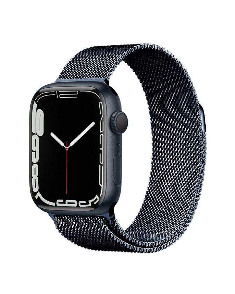 Midnight Milanese Loop For Apple Watch