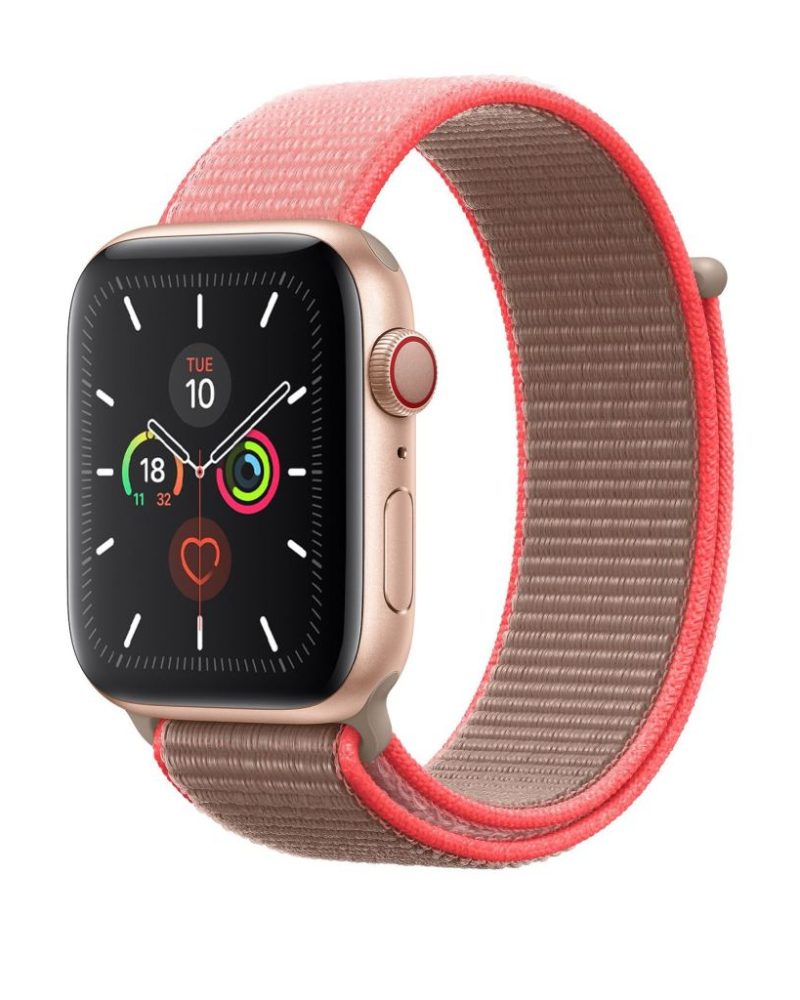 Neon Pink Sport Loop For Apple Watch