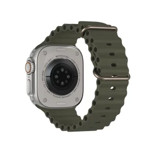 Alternative view of Ocean Band for Apple Watch - Army Green