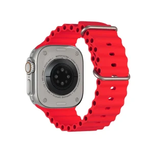 Alternative view of Ocean Band for Apple Watch - Red