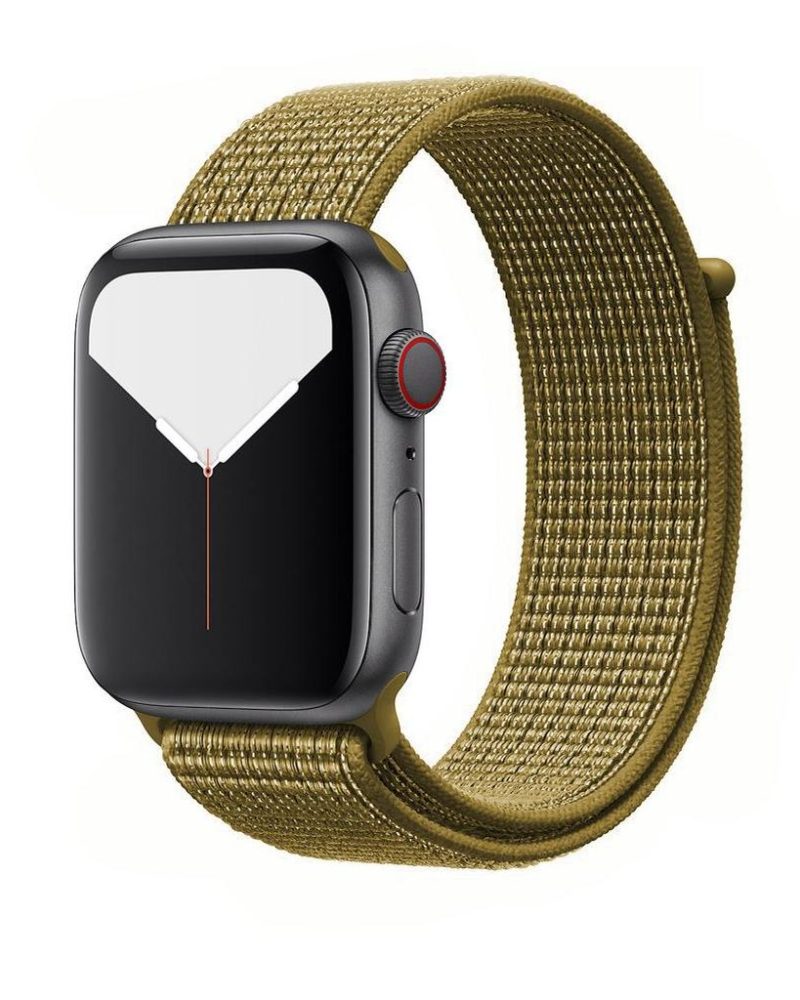 Olive Flak Sport Loop For Apple Watch
