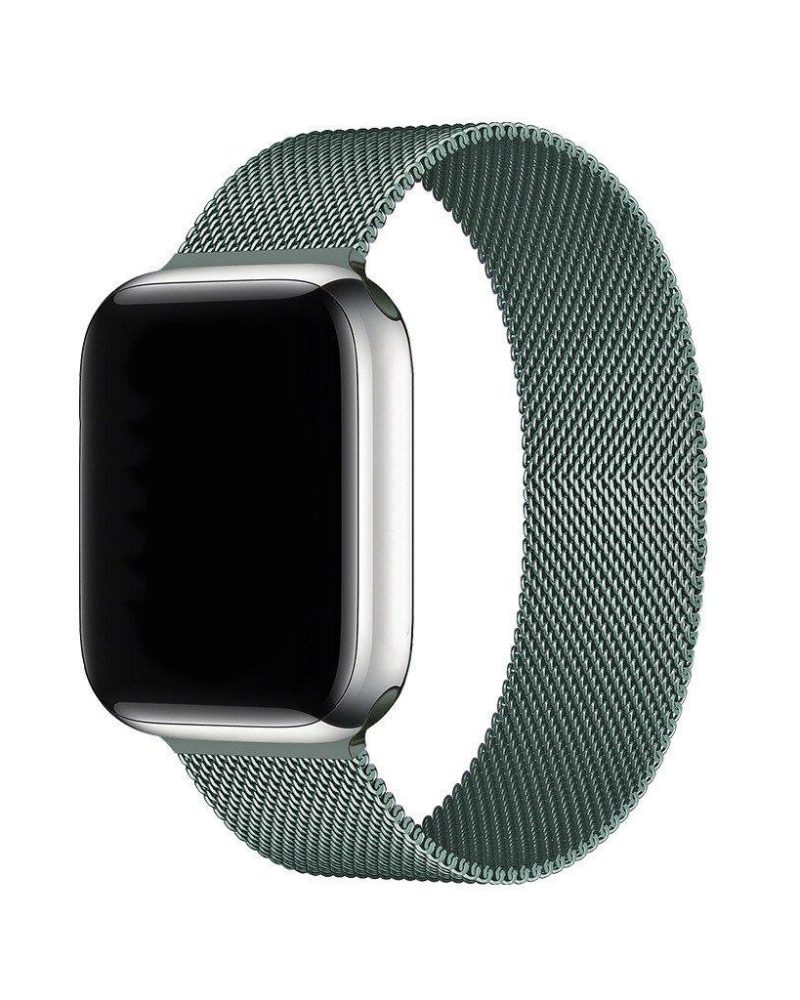 Pine Green Milanese Loop For Apple Watch