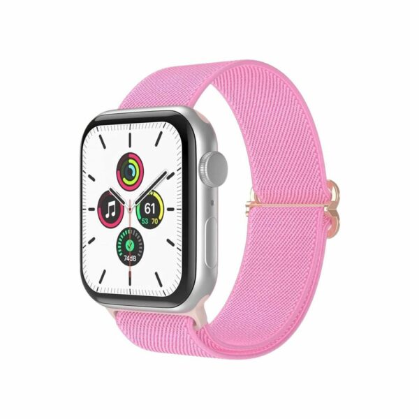 Pink Elastic Loop Band for Apple Watch