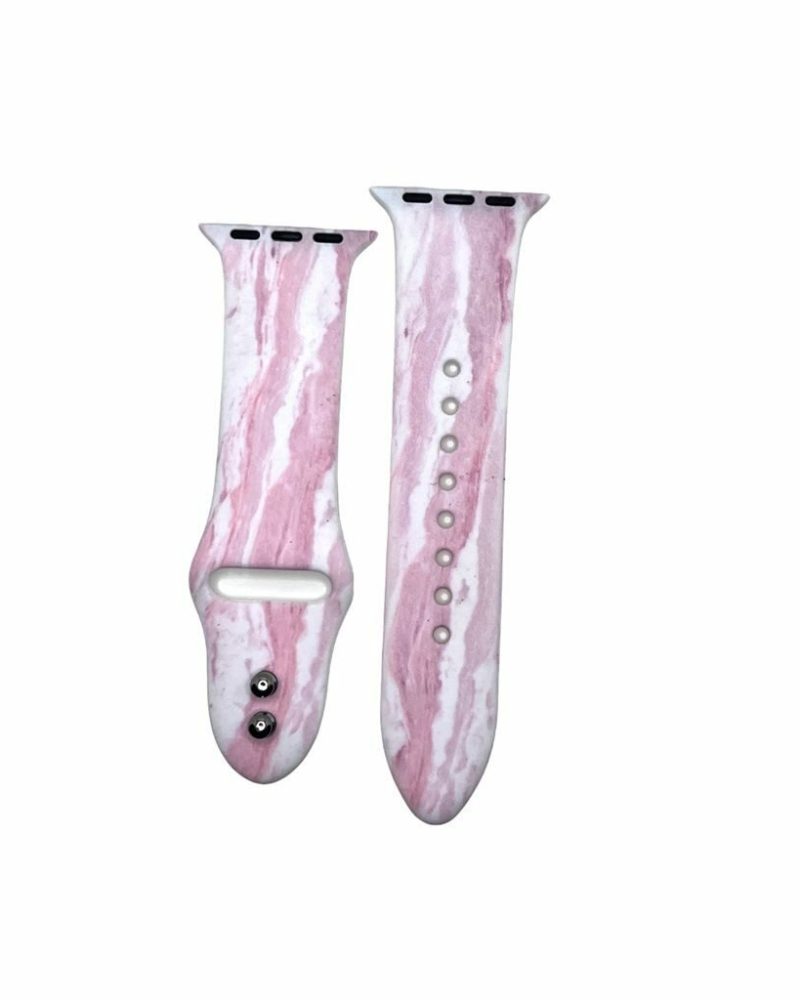 Pink Marble Printed Sport Band for Apple Watch
