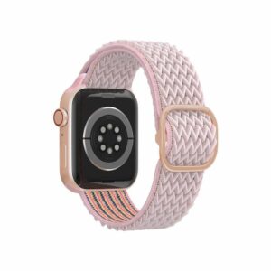 Pink Sand Stretchy Elastic Loop Band for Apple Watch