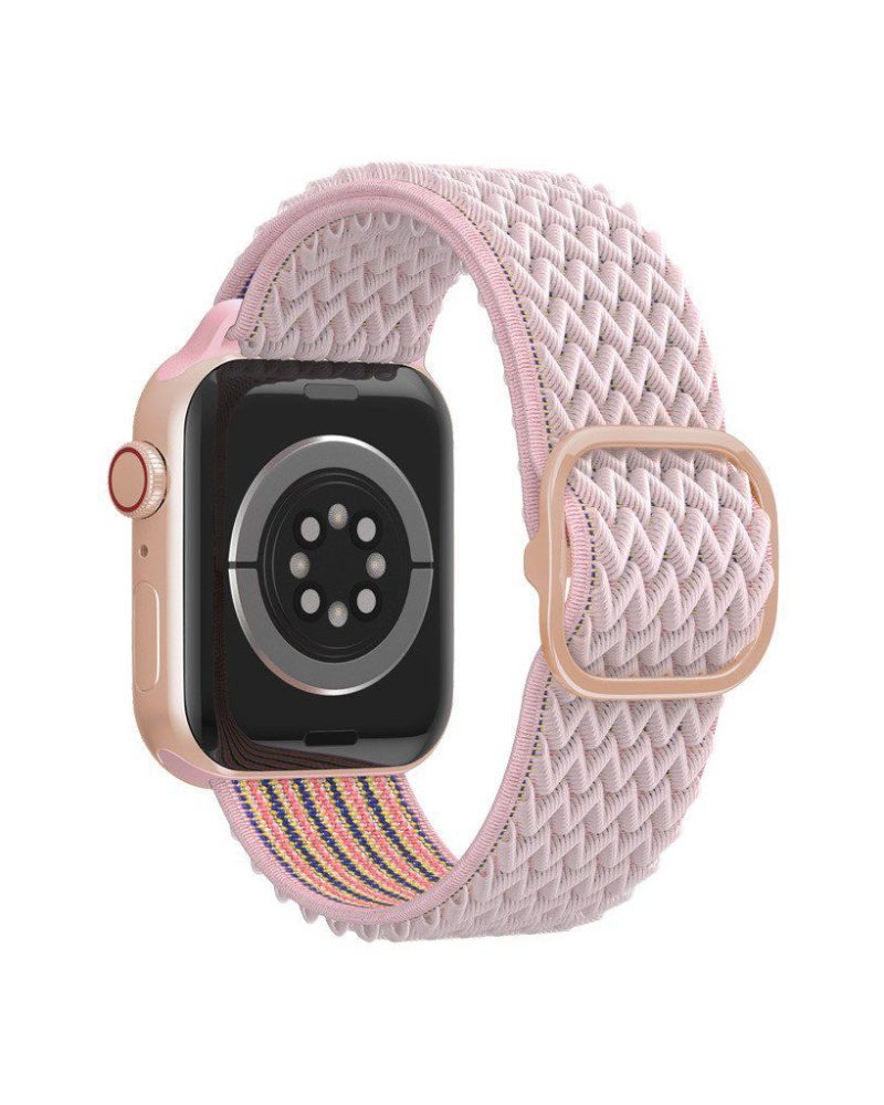 Pink Sand Stretchy Elastic Loop Band for Apple Watch