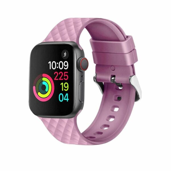 Purple Messina Silicone Band for Apple Watch