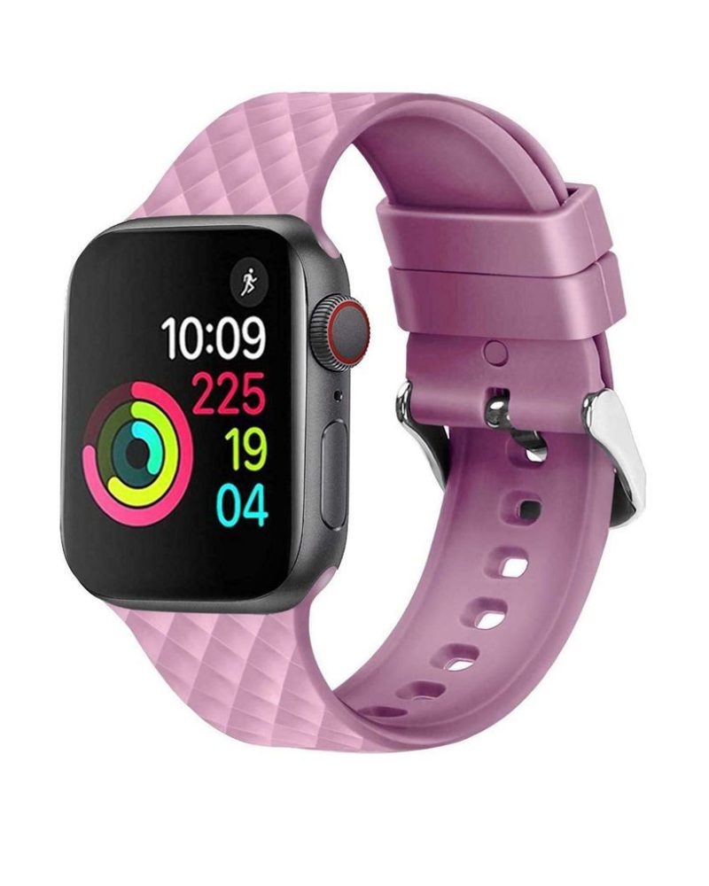 Purple Messina Silicone Band for Apple Watch