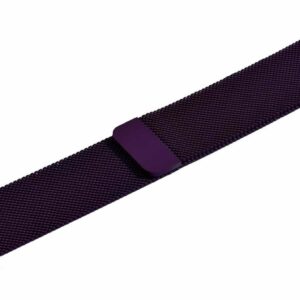 Alternative view of Purple Milanese Loop for Apple Watch