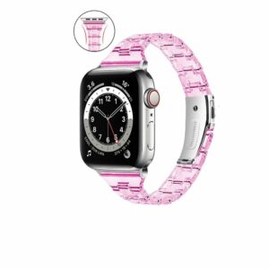 Purple Slim Transparent Resin Band for Apple Watch