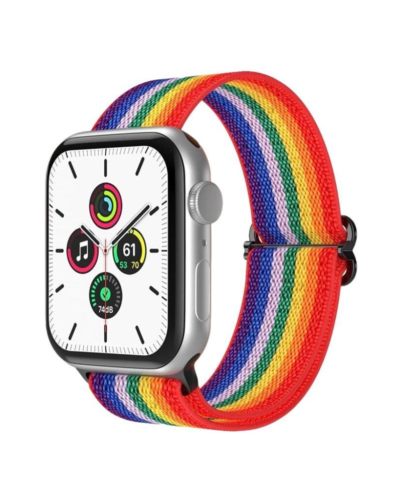 Rainbow Elastic Loop Band for Apple Watch