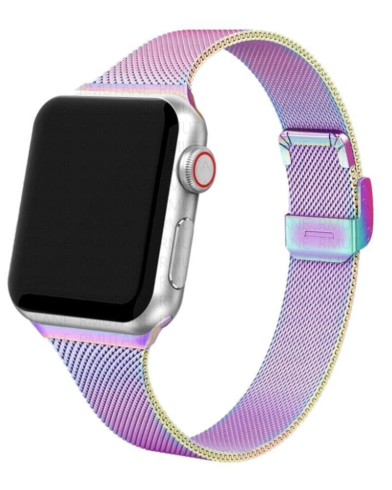 Rainbow Geneva Slim Milanese Band for Apple Watch