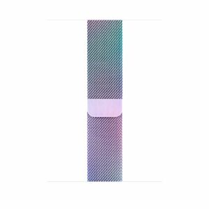 Alternative view of Rainbow Milanese Loop for Apple Watch