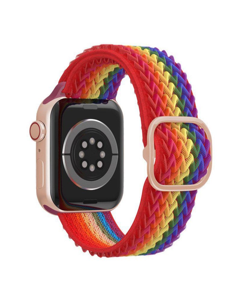 Rainbow Stretchy Elastic Loop Band for Apple Watch