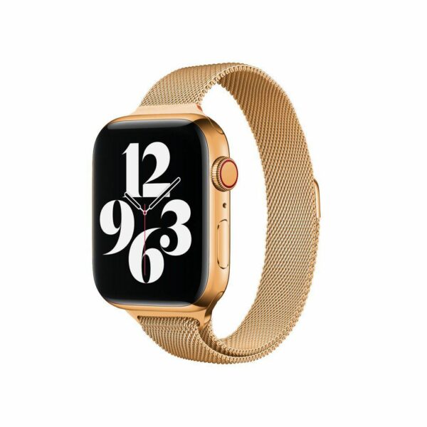 Rose Gold Aurora Slim Milanese Band for Apple Watch