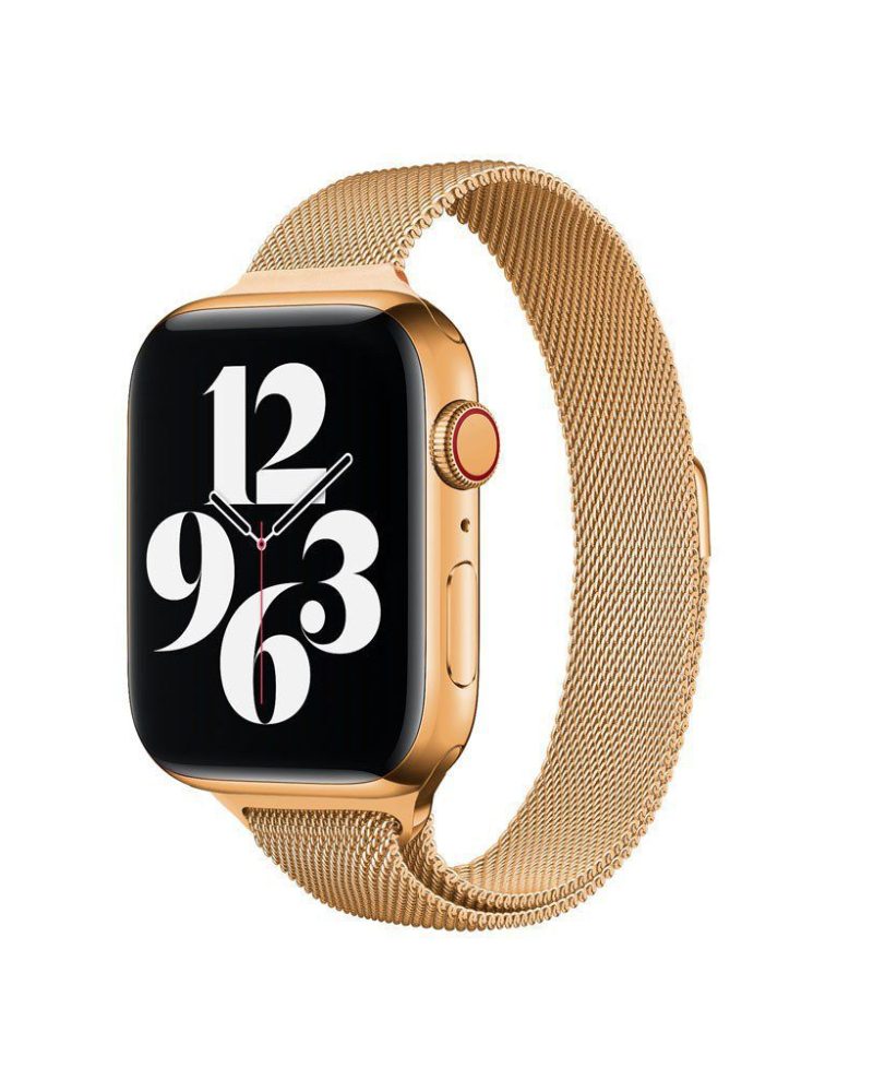 Rose Gold Aurora Slim Milanese Band for Apple Watch