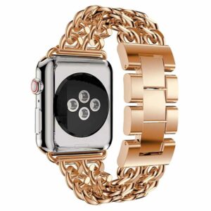 Alternative view of Rose Gold Bracelet Chain Stainless Steel Band for Apple Watch