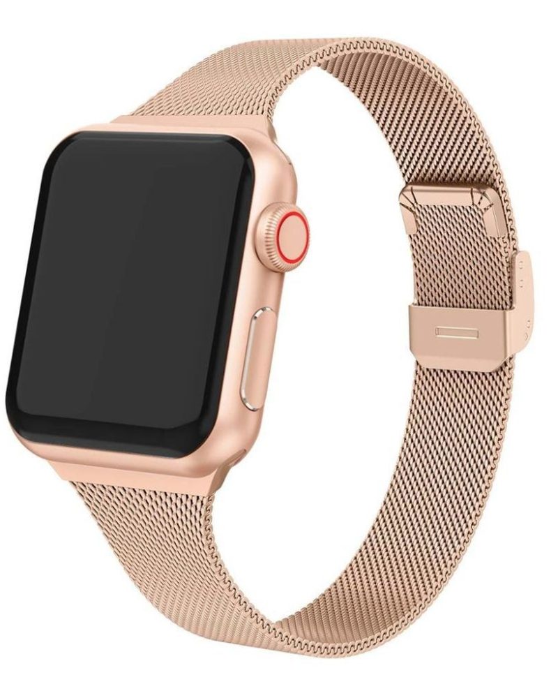 Rose Gold Geneva Slim Milanese Band for Apple Watch