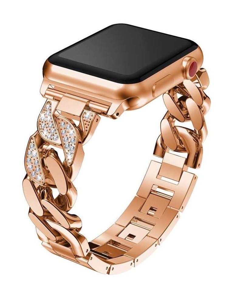 Jersey Bracelet Band For Apple Watch - Rose Gold