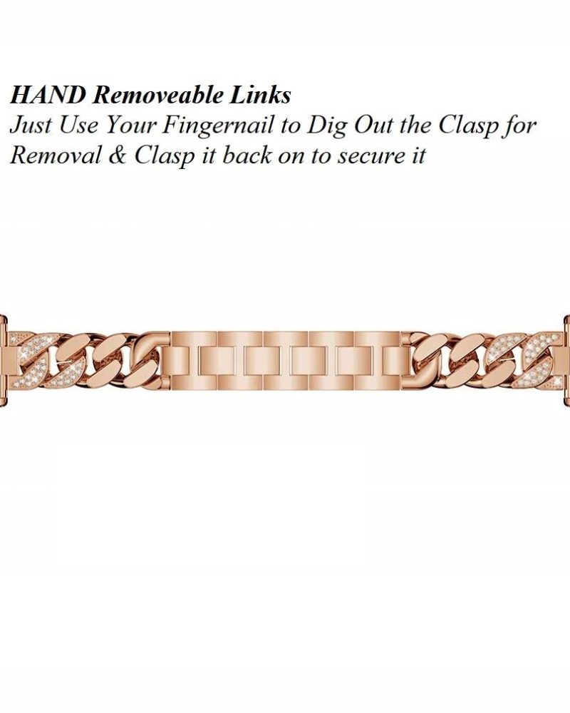 Jersey Bracelet Band For Apple Watch - Rose Gold - Image 7