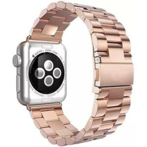 Alternative view of Rose Gold Stainless Steel Band for Apple Watch