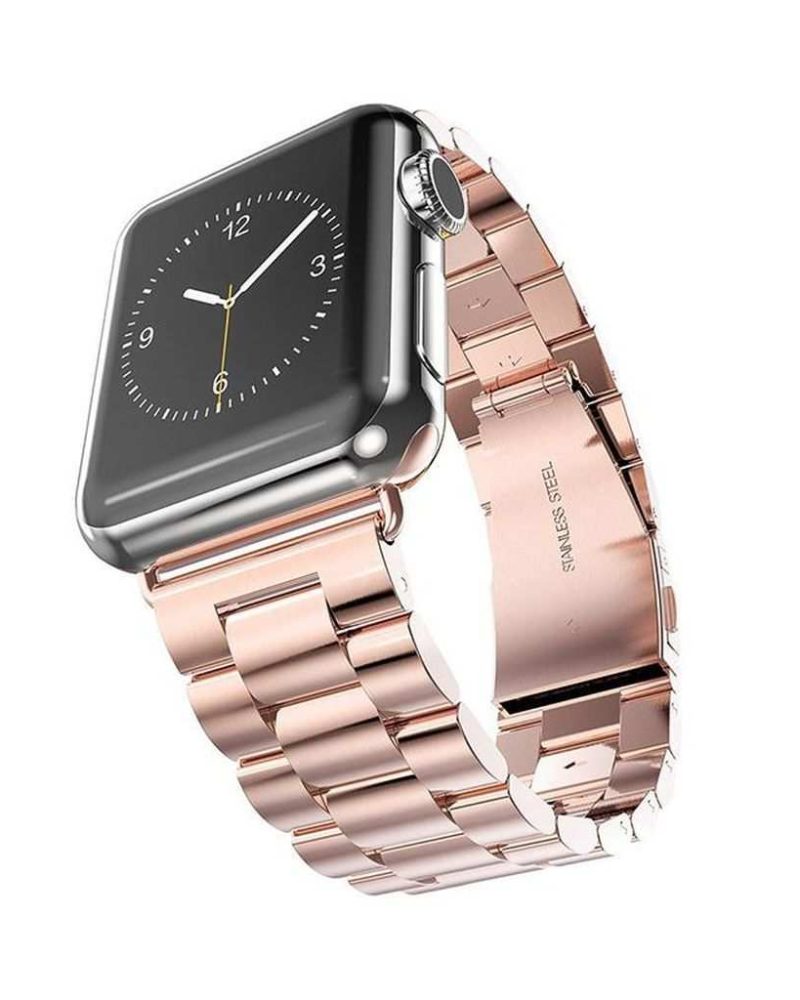 Rose Gold Stainless Steel Band for Apple Watch
