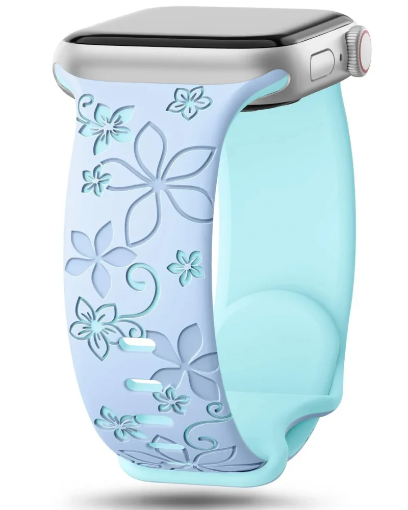 Sakura Sport Band for Apple Watch - Ice Blue Light Blue