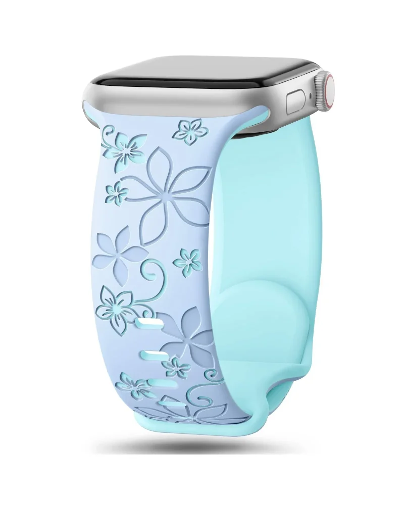 Sakura Sport Band for Apple Watch - Ice Blue Light Blue