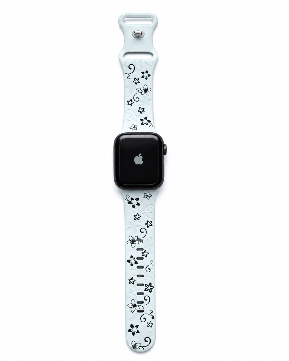 Sakura Sport Band for Apple Watch - White Black - Image 2