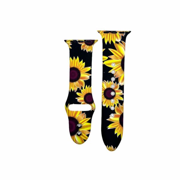 Sunflower Printed Sport Band for Apple Watch