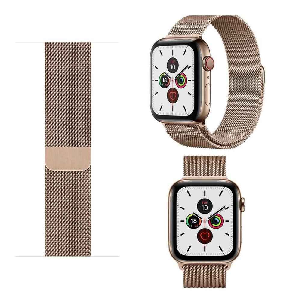 Vintage Gold Milanese Loop For Apple Watch Apple Watch Straps 