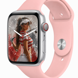 Model wearing Vintage Rose Sport Band for Apple Watch Apple Watch band