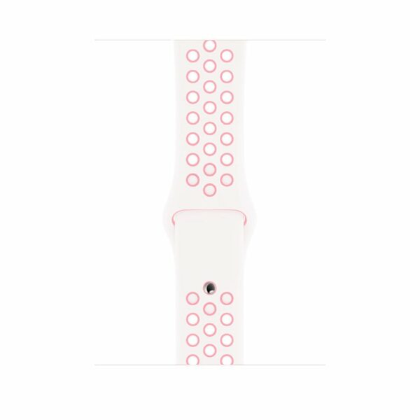 White/Light Pink Sport Band Active for Apple Watch - Apple Watch Straps ...