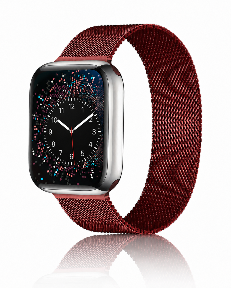 Milanese Loop – Wine Red