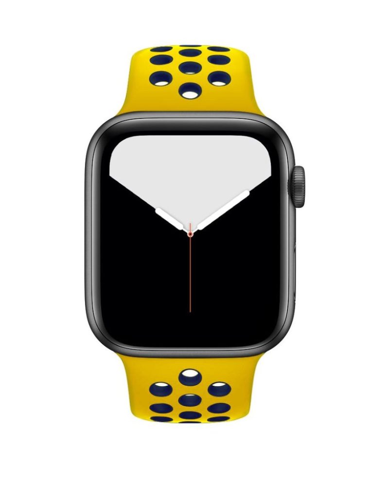 Yellow/Midnight Blue Sport Band Active for Apple Watch - Image 5