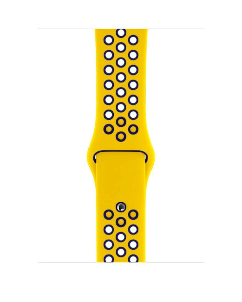 Yellow/Midnight Blue Sport Band Active for Apple Watch - Image 3