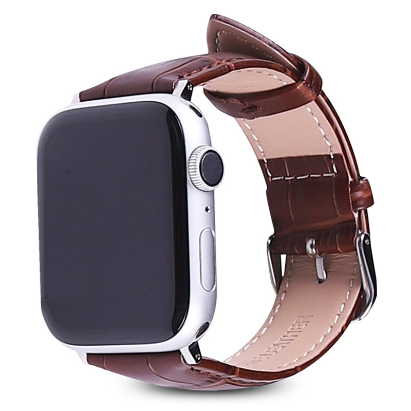 Alexander Leather Strap for Apple Watch - Dark Brown Apple Watch Band