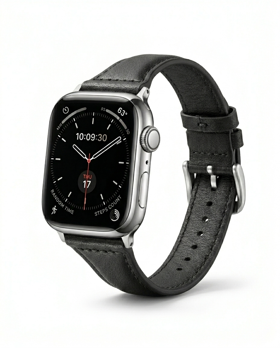 Ally Leather Band for Apple Watch - Black