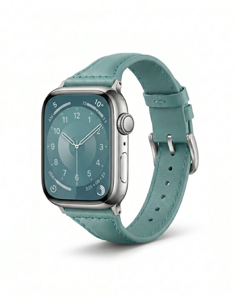 Ally Leather Band for Apple Watch - Green Bamboo