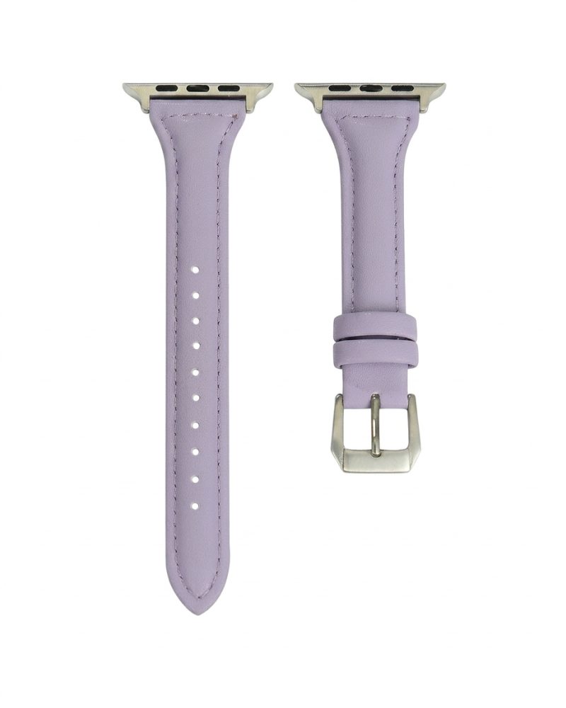 Alternative view of Ally Leather Band for Apple Watch - Violet