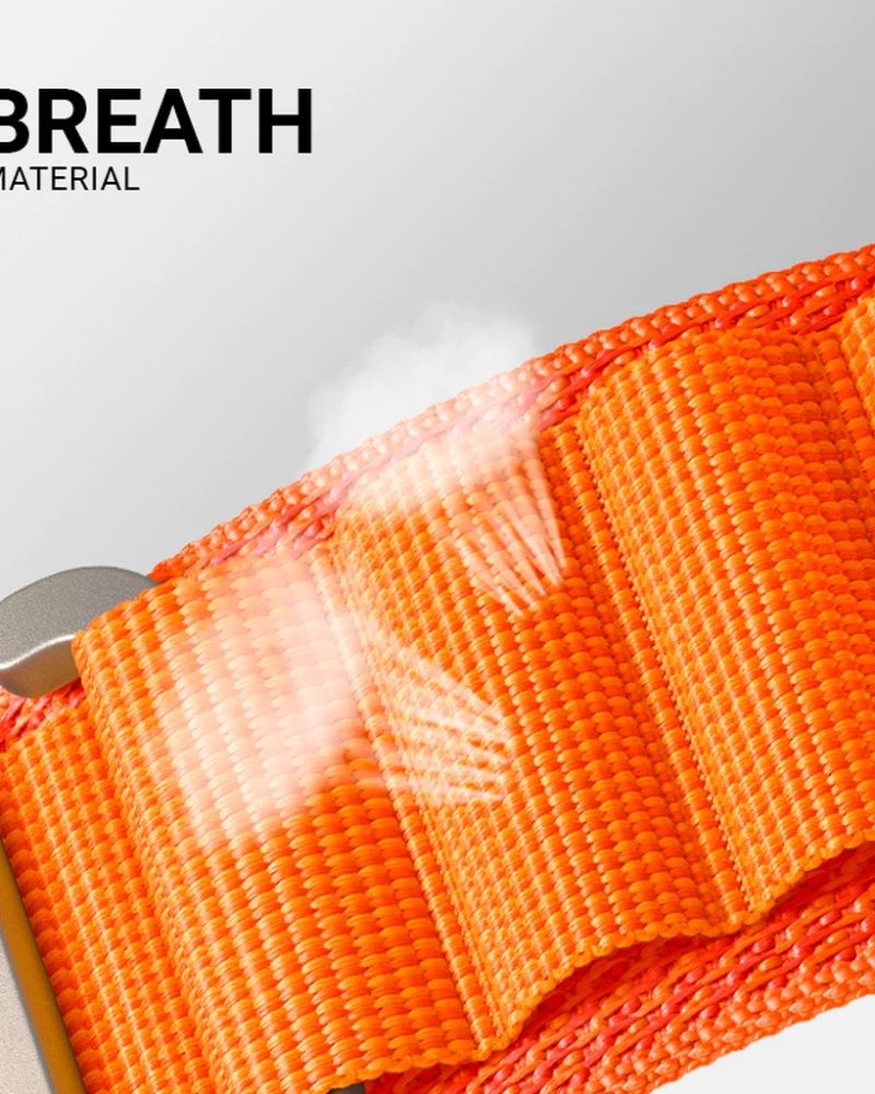 Alpine Loop Band For Apple Watch in Orange - Image 7