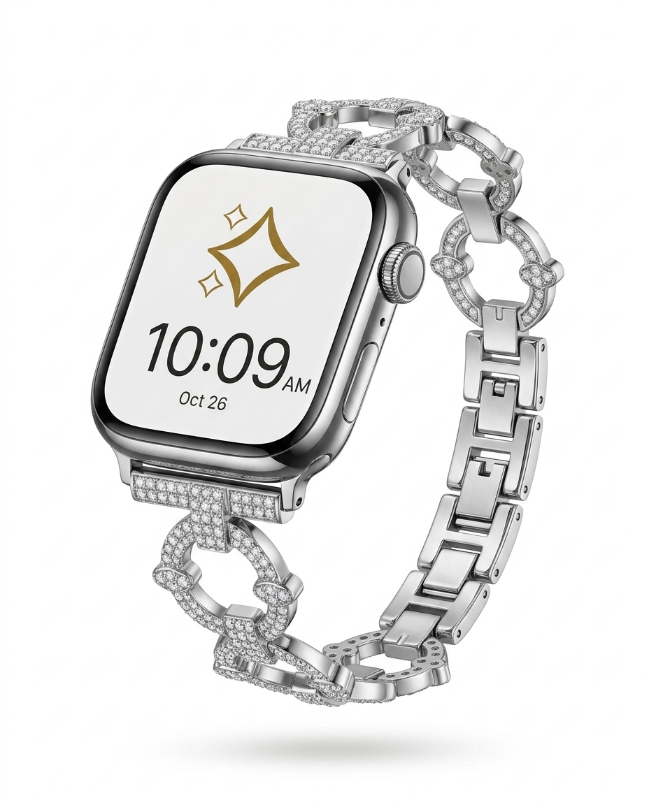 Alyssa Bracelet Band for Apple Watch - Silver