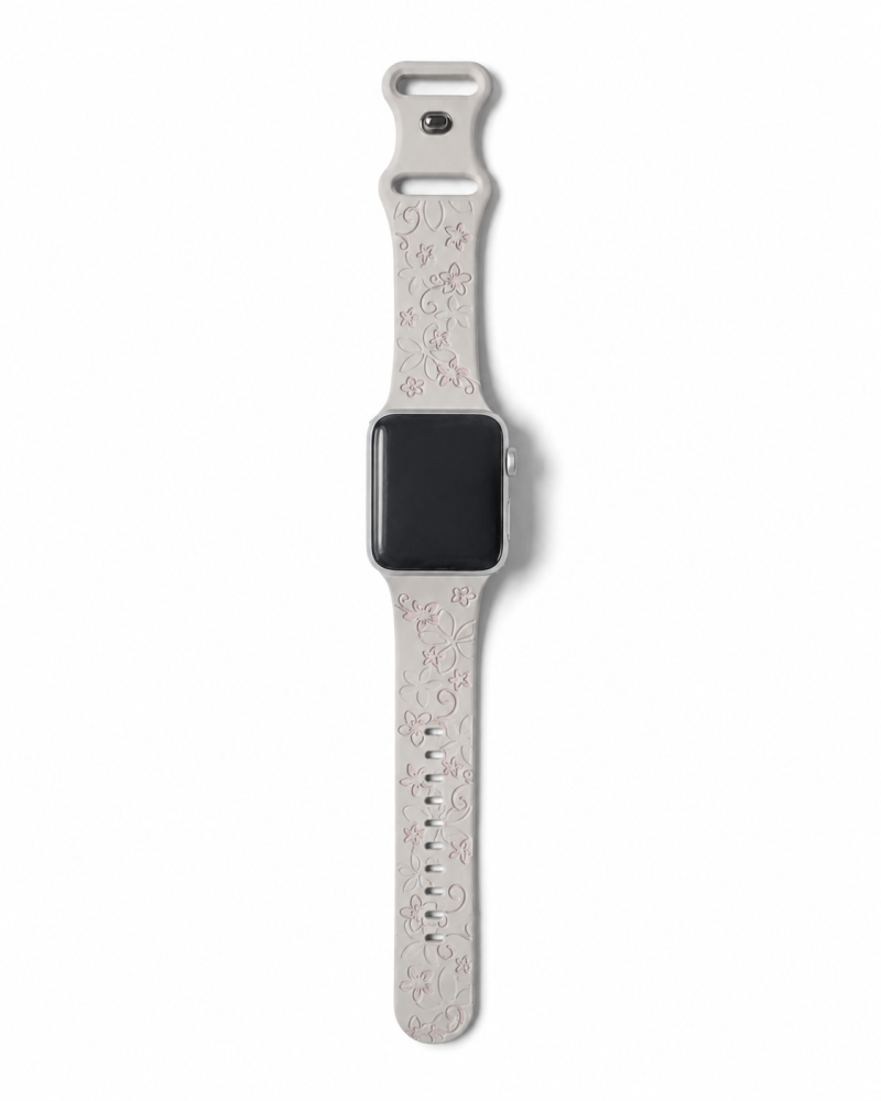 Model wearing Sakura Sport Band for Apple Watch – Starlight Pink Apple Watch band