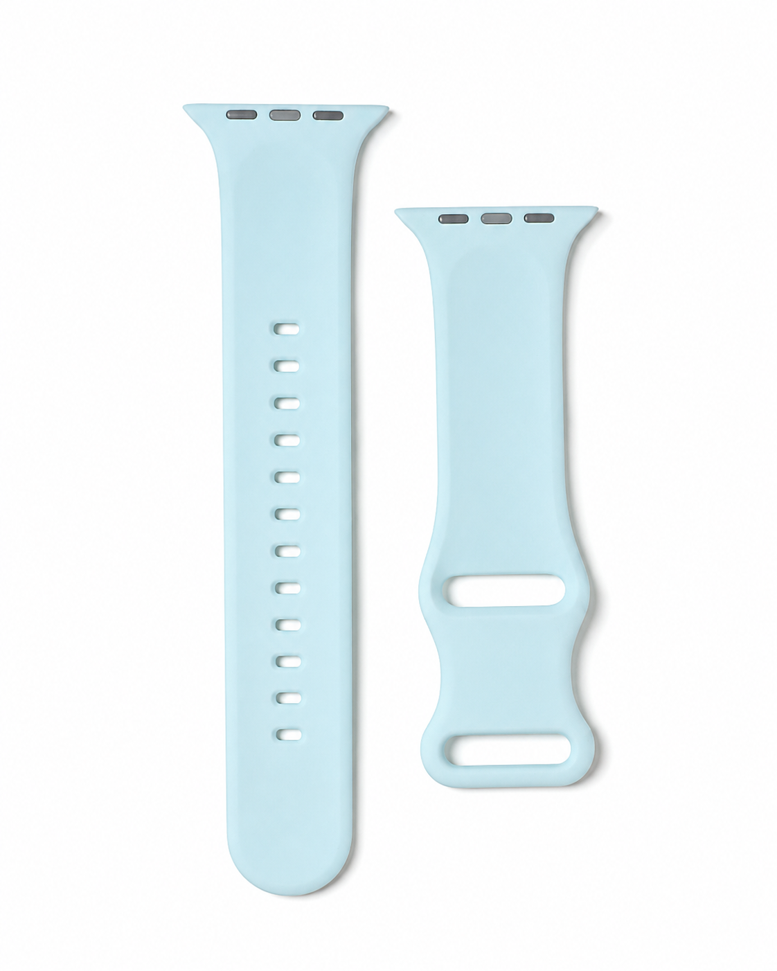 Model wearing FloraFit Sport Band for Apple Watch – Light Green Apple Watch band