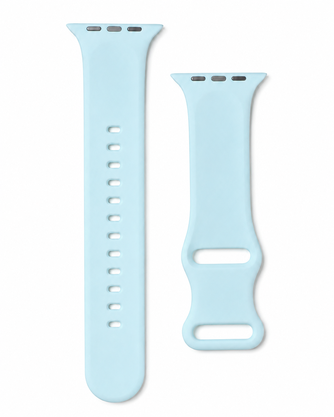 Model wearing FloraFit Sport Band for Apple Watch – Light Green Apple Watch band