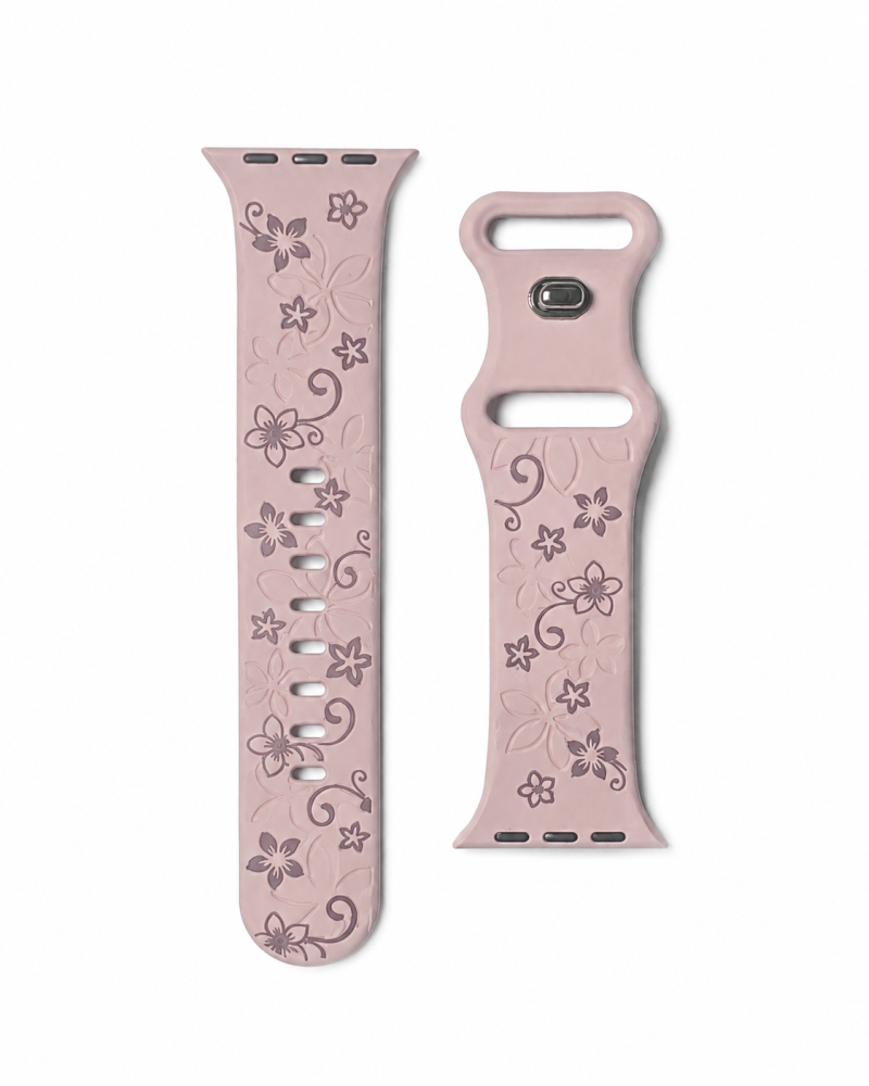 Model wearing Sakura Sport Band for Apple Watch – Pink Smoky Purple Apple Watch band
