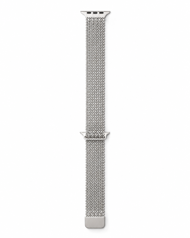 Model wearing Zoe Magnetic Band for Apple Watch – Starlight Apple Watch band