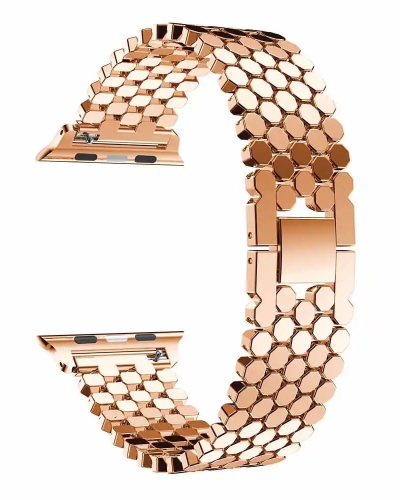 Aspen Bracelet Band For Apple Watch - Rose Gold - Image 2