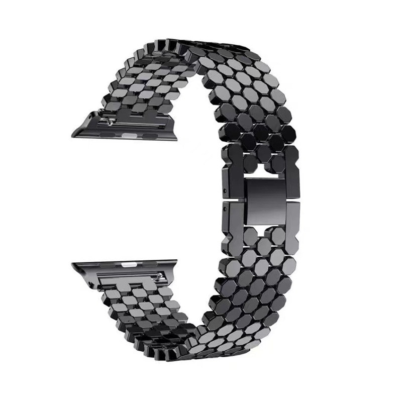 Alternative view of Aspen Metal Band for Apple Watch - Black