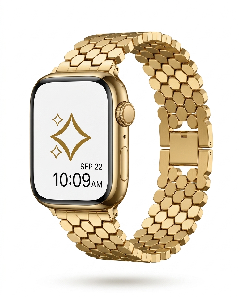 Aspen Metal Band for Apple Watch - Gold